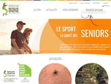 Tablet Screenshot of ffrs-retraite-sportive.org